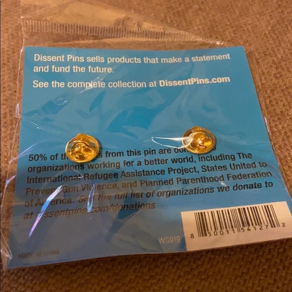 Dissent Pins “Resistance is Beautiful” Pin - Picture 2 of 2